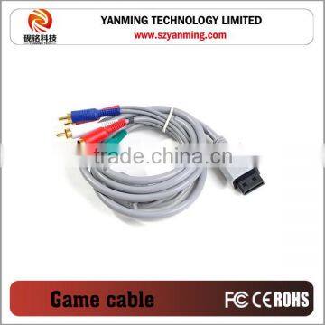 gold plated component av cable for Nintendo Wii