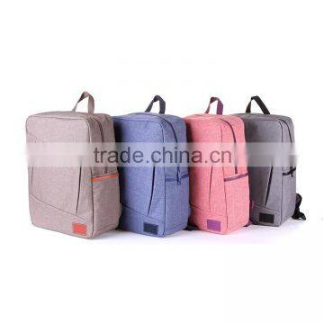 Fashion backpack wholesale high school students laptop backpacks canvas rucksack