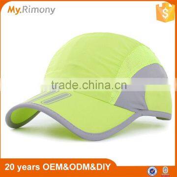 quick dry polyester fabric football sport cap hat