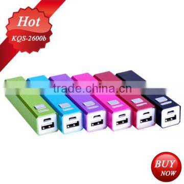 Good Price (best for Gift )metal Lipstick Power Bank 2600mah