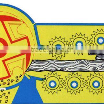 Made in China Anegre Figured Wood Shredder Machine for Sale-Peter