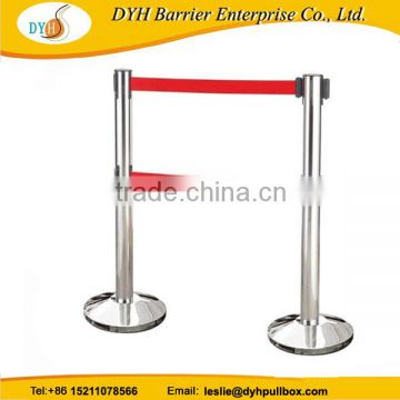 retractable airport barrier metal crowd control barriers stanchion