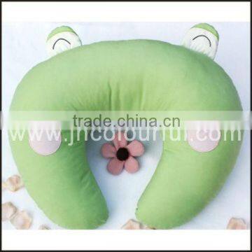 100% cotton velvet green baby crib pillow