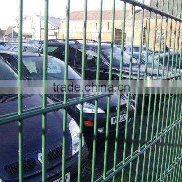 Heavy gauge powder coat twin wire 868 fence