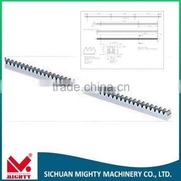 Galvanized Iron rack M4 for sliding gates with holes