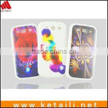 mobile phone cover for samsung galaxy S3 With Coloured Sculpture Logo