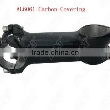 aluminum alloy with carbon fiber covering bike handlebar stem for MTB and road bike