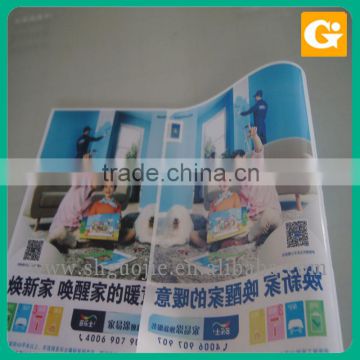 blue transparent film led light box film UV printing