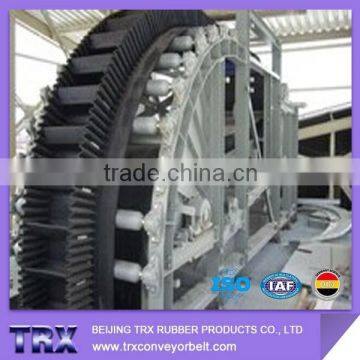 Sidewall Conveyor Belt for an angle of 90 degree space