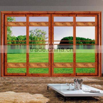 4 Panels Aluminum Sliding Doors With Double Glazed B-8106