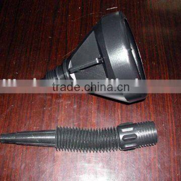 black color plastic 2 in 1 oil funnel