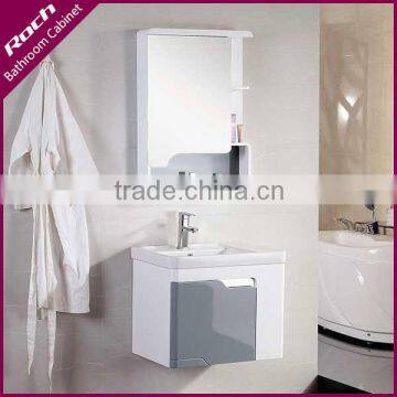 ROCH 8015 High End PVC Bathroom Vanity Hotel With Ceramic Top