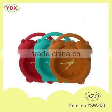 2014 Mini Silicone Alarm Clock, Promotional Cheap Silicone Gift Alarm Clock, With Waker Function photo-2