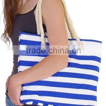 Factory Wholesale Cotton Canvas Beach / Tote Bag photo-2