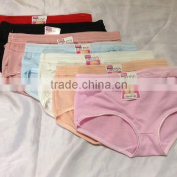 cute underwear girls panty pure color with sexy laces