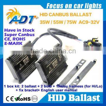 Ce Rohs approved hid 55w ballast, electronic ballast price