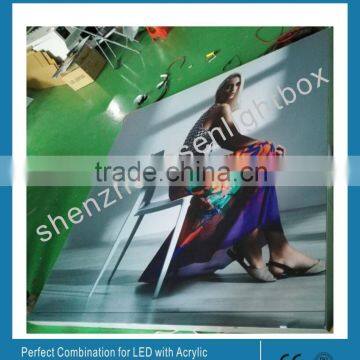 Light Sign Slim Aluminous Frameless Free Standing Tension LED Fabric Display photo-3