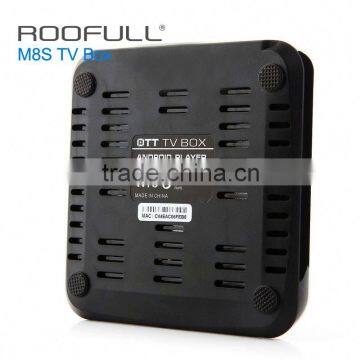 2016 new arrival MINI M8S model Amlogic S905 tv box Android 5.1 Quad core 4K Player tv box