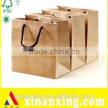 180g Brown Kraft Paper Bag with Black Rope