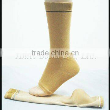 THV-409 Knee High Toeless Socks Gel Heel Sleeve