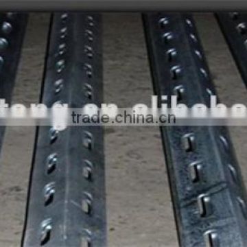 Low price Galvanized Slotted angle racking iron