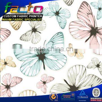 butterfly designs polyester polar fleece fabric