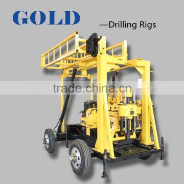 portable Hydraulic drill mast open in 1 minite HZ-200YG water well drilling machine