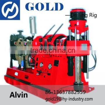 XY-44C 1000m 1200m depth Spindle Type hydraulic drilling rig