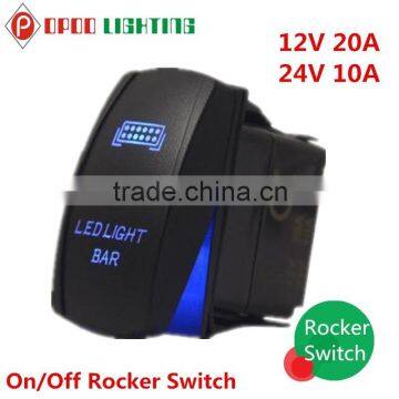 12V/24V Waterproof IP68 On-Off 3 Position Rocker Switch