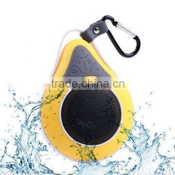 Portable Waterproof Key Chain Mini Bluetooth Speaker With Fm Radio And Music Player