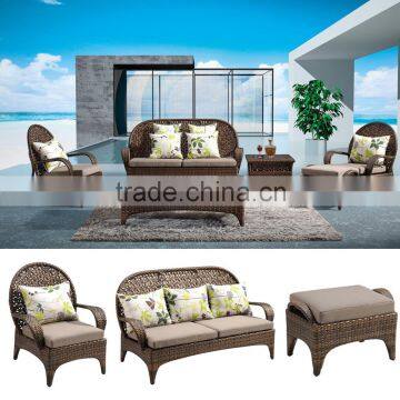 Handmade new model PE rattan sofa sets pictures furniture