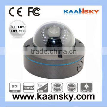 1920*1080P IP66 Waterproof and Vandalproof Varifocal IR Dome HD SDI CCTV Cameras