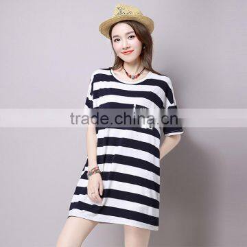 JPSKIRT1605984 Latest Fashion Ladies Stripes Design Retro Dress