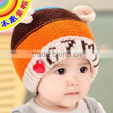 MZ3053 Newborn Toddlers Infant Baby Girls Boys Winter Crochet Knitted Hats