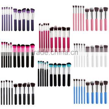 Amazon 10 PCS Synthetic Kabuki Makeup Brush Set