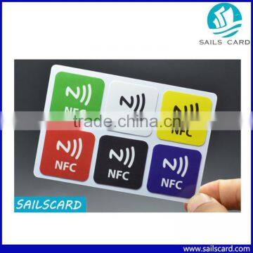 13.56MHz Printable NTAG216 Rewritable NFC Sticker