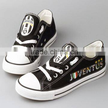 NO.T-D807H 2015 Hot Sales High Quality Custom Screen Printed Canvas Shoes