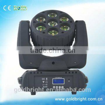 Pro lighting 7pcs rgbw 4 in 1 15w leds matrix beam moving head led dj light