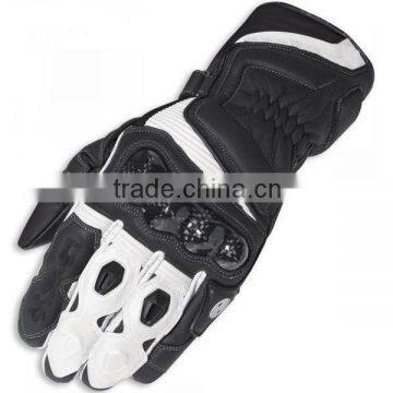 Cowhide leather motorbike gloves,motorcycle leather gloves,heated racing gloves