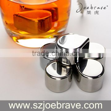 Hot-Selling Water Drop Stainless Steel Ice Cube, Ice Whiskey Stone, Chiller Stones