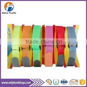 Custom printed hook and loop cable ties, industrial hook and loop cable ties, high quality hook and loop cable ties