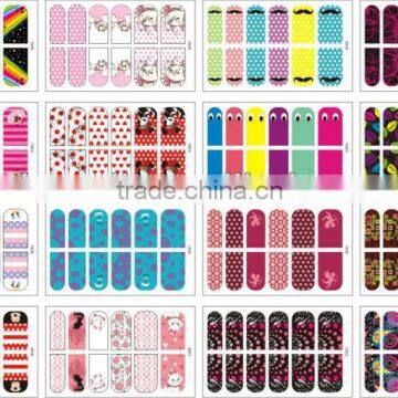 Yiwu Kaho Factory wholesale delicate nail sticker SY Series Nail polish strip