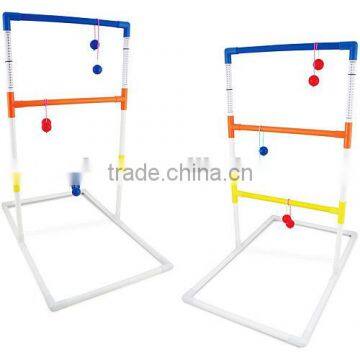 Ladder golf game,outdoor game with PPR frame,ball toss,blongoball