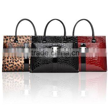 High quality 2015 new Crocodile women shoulder bag Retro Pack women handbag PU leather bags tote bags Free Shipping