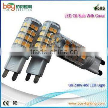 Boy factory new product 110V/220V AC 4w led g9 with PC cover g9 replace 100w led bulb