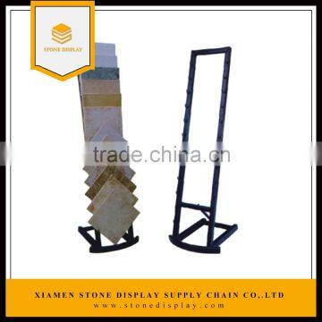 Exhibition display stand rack Metal ceramic tile display Rack