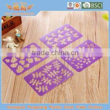 plastic letter stencil ruler