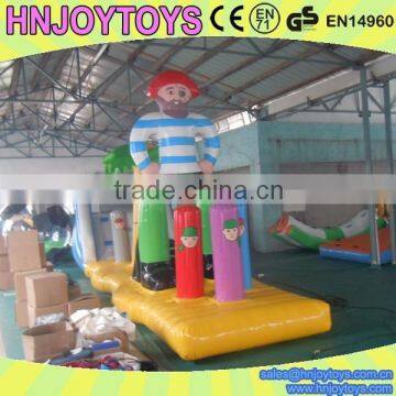 Funny inflatable floating obstacle, inflatable water obstacle, inflatable pool obstacle