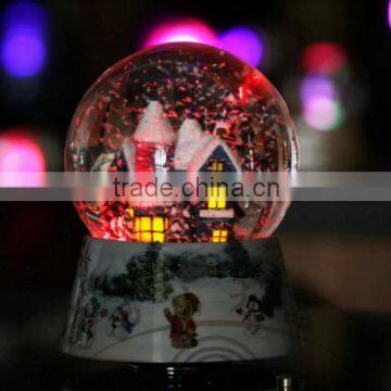 led light snow globe Christmas gift