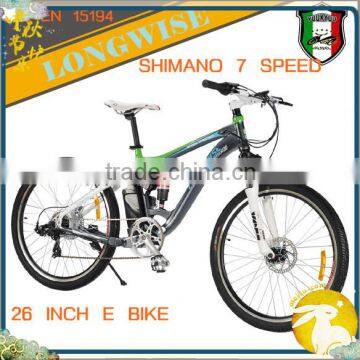 Elektro-Fahrrad E-Bike Pedelec MTB Electric Bike/ Li-ion battery 250W 26" Front Wheel bicycle